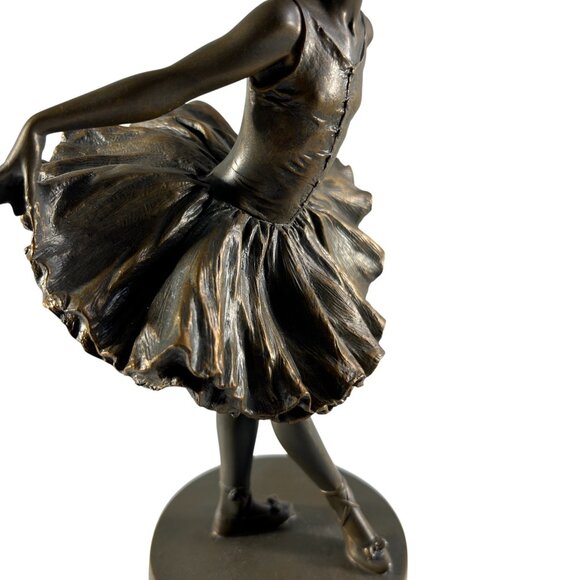 Ballerina Stocking Holder Faux Bronze Elegant Christmas Mantel Dancer Ballet - Picture 7 of 10